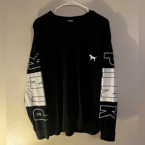 PINK Black and White Long Sleeve